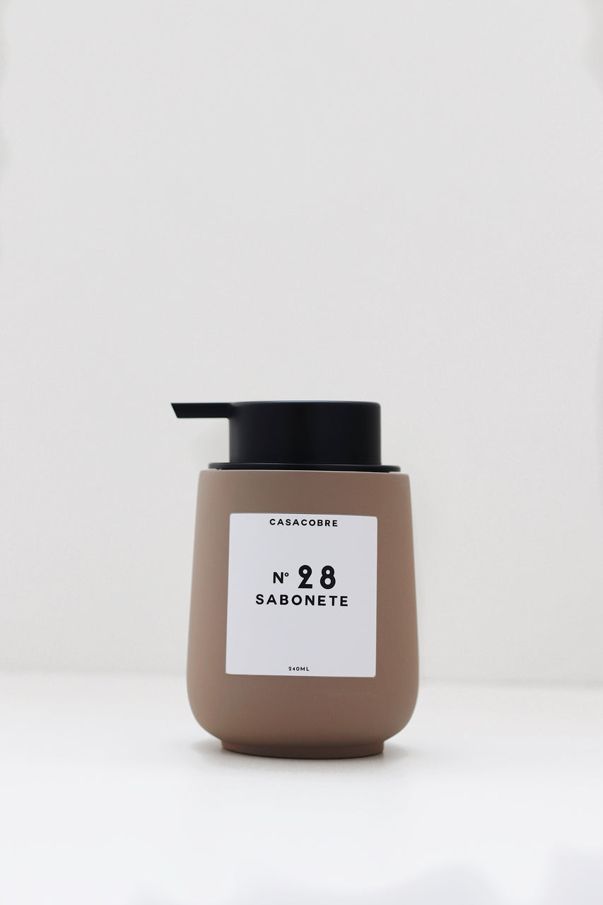 Porta Sabonete Líquido em Cimento - 240ml