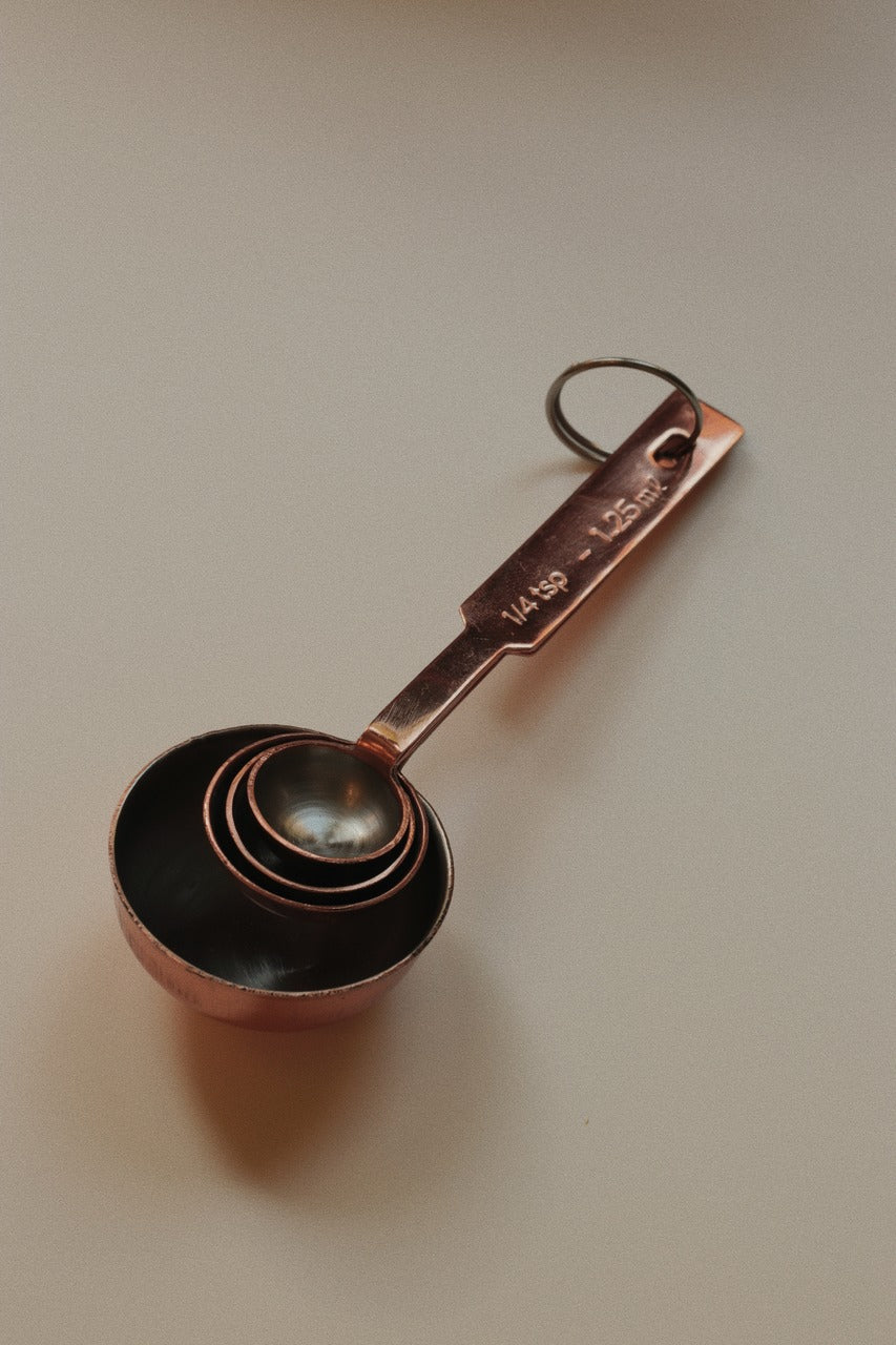 Colheres Medidoras Inox - 4 Peças
