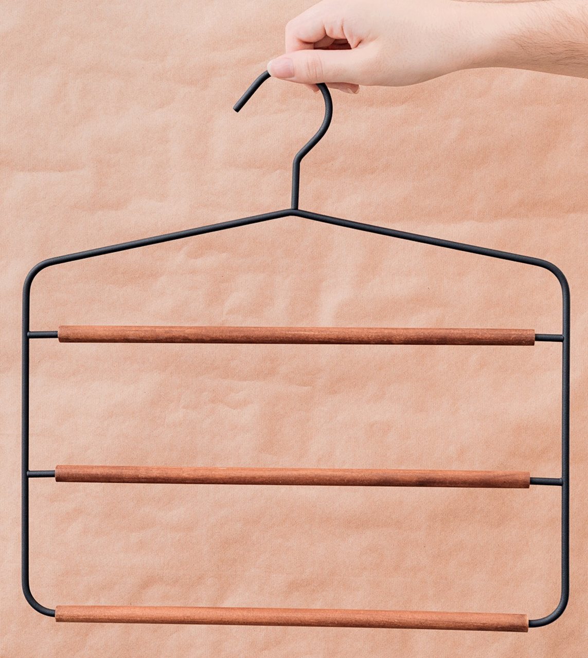 Cabide Triplo Minimalista
