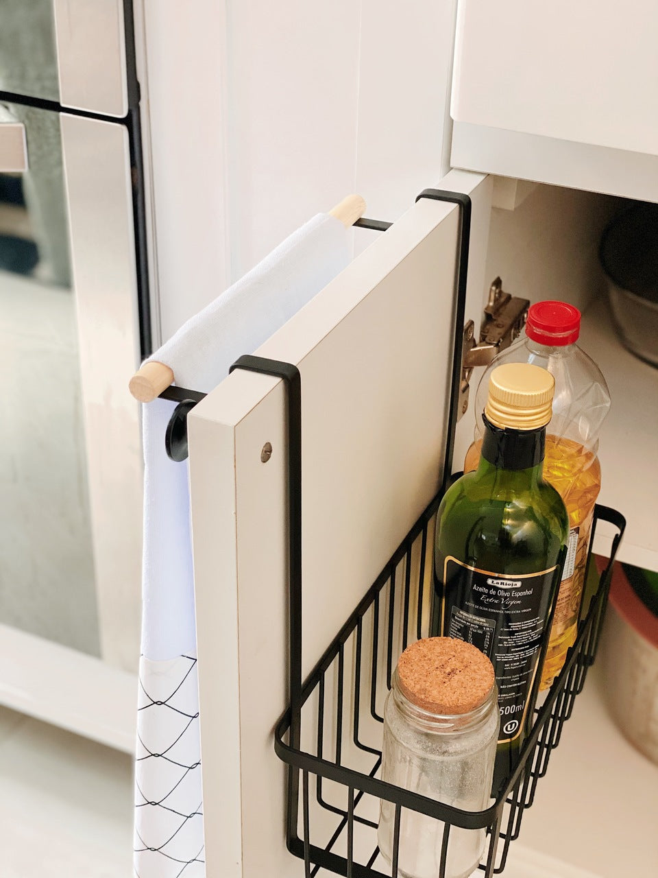 Suporte Organizador para Armário + Porta Pano