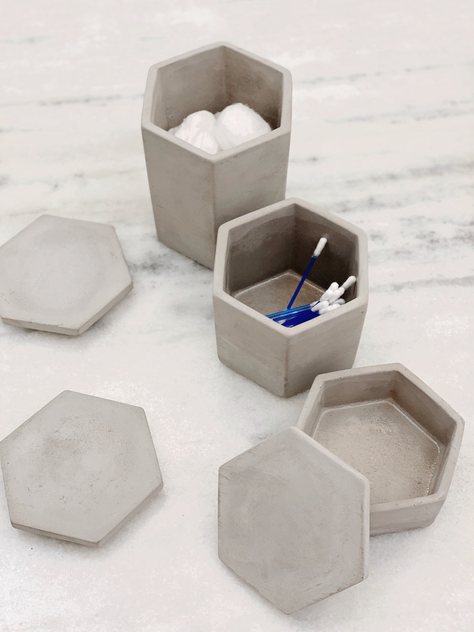 Pote Decorativo em Cimento
