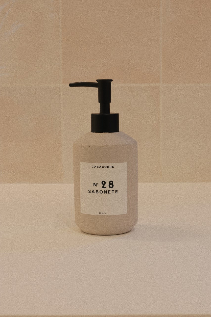 Porta Sabonete Líquido em Cimento - 200ml