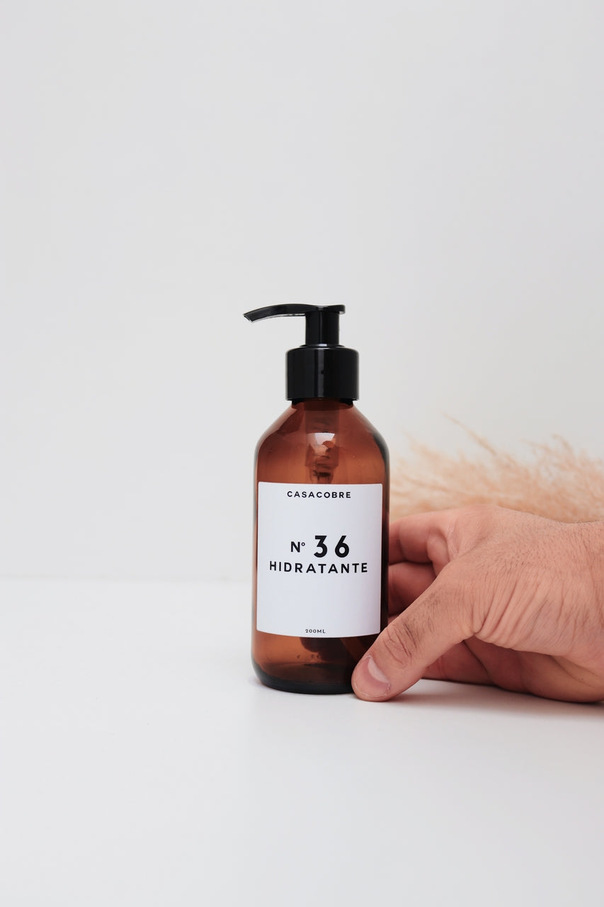 Frasco Vidro Hidratante - 200ml