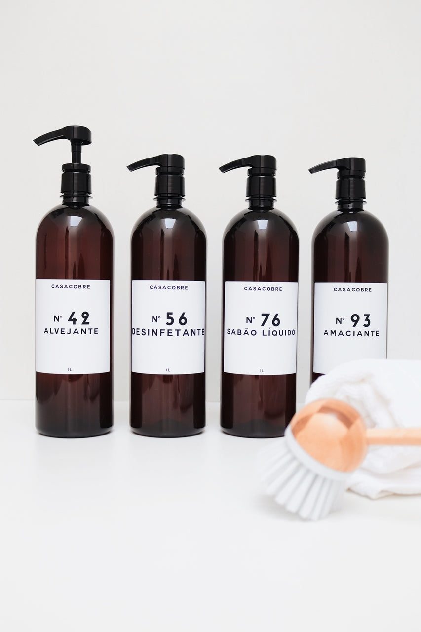 Kit Frasco Pet Âmbar Lavanderia 1L - 4 Peças
