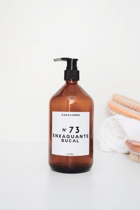 Frasco de Vidro Enxaguante Bucal - 500ml