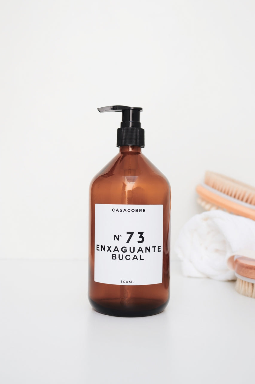 Frasco de Vidro Enxaguante Bucal - 500ml