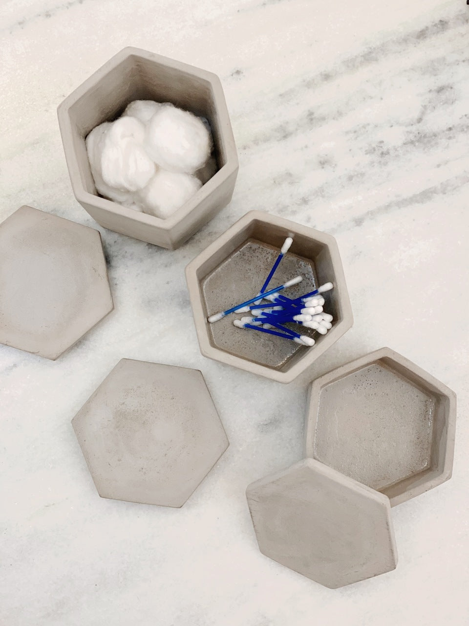 Pote Decorativo em Cimento