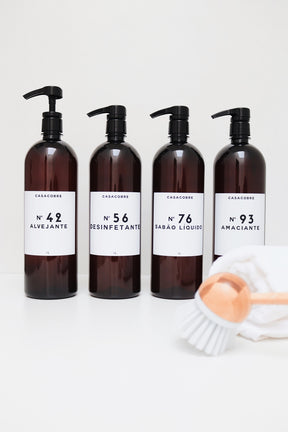Frasco Pet Âmbar Lavanderia 1L - Amaciante