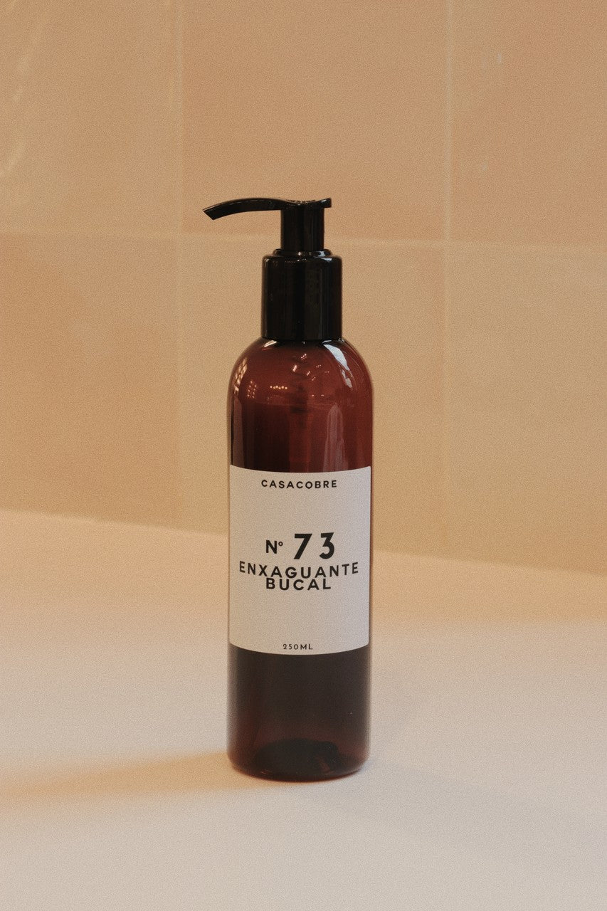 Mini Frasco Âmbar Enxaguante Bucal - 240ml