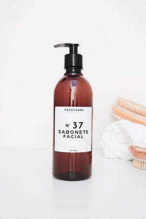 Frasco Âmbar Sabonete Facial - 500ml