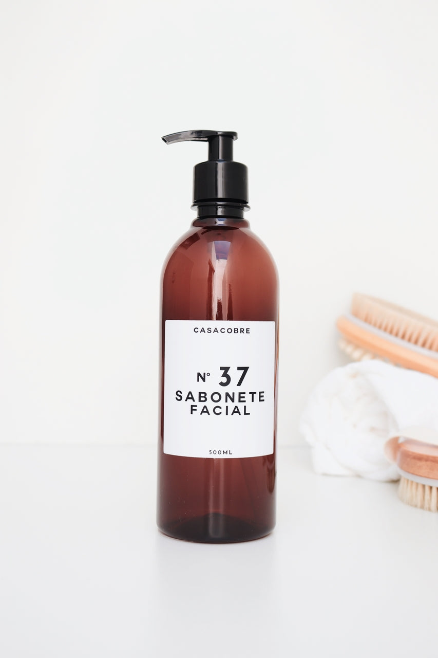 Frasco Âmbar Sabonete Facial - 500ml
