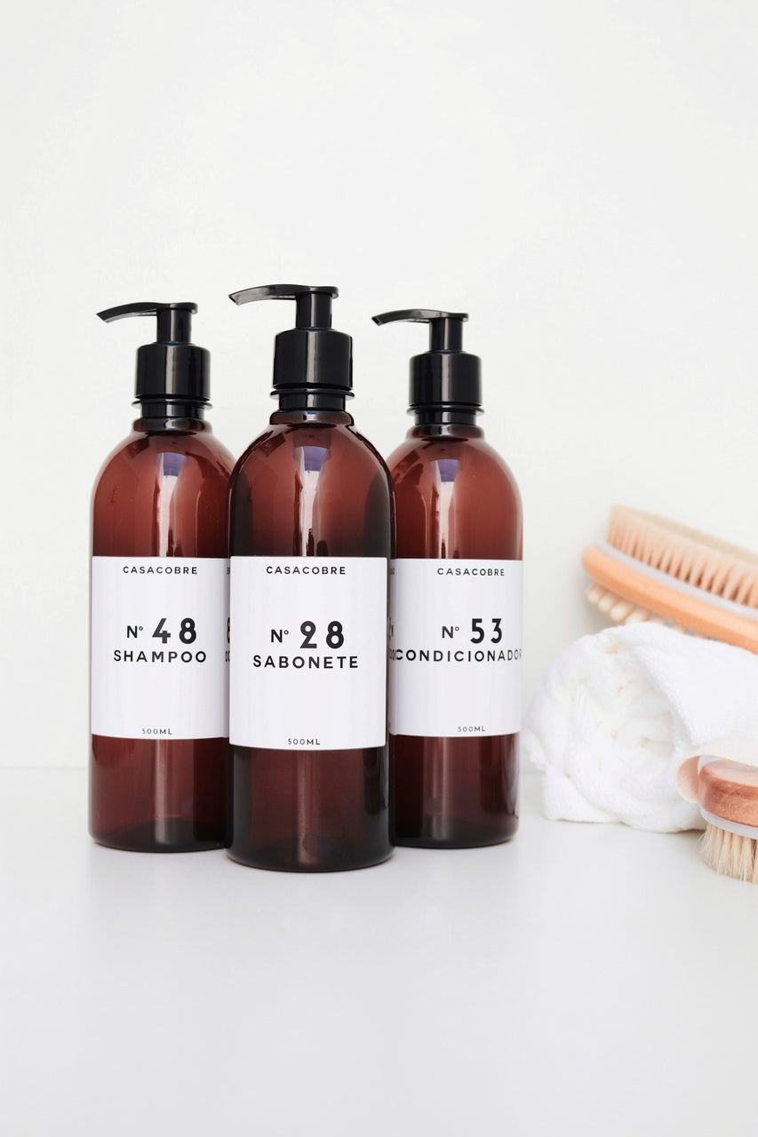Kit  Banheiro Completo 500ml - 3 Peças