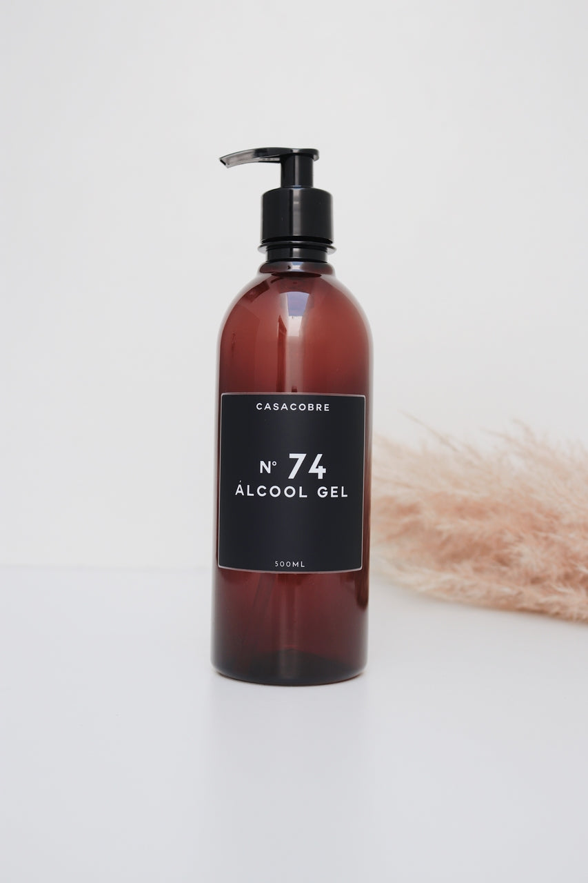 Frasco Âmbar Álcool Gel - 500ml