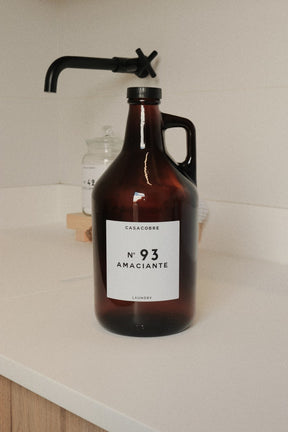 Frasco Vidro Âmbar Lavanderia 1,9L - Amaciante