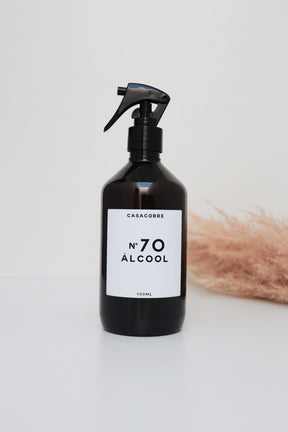 Frasco Black Álcool - 500ml