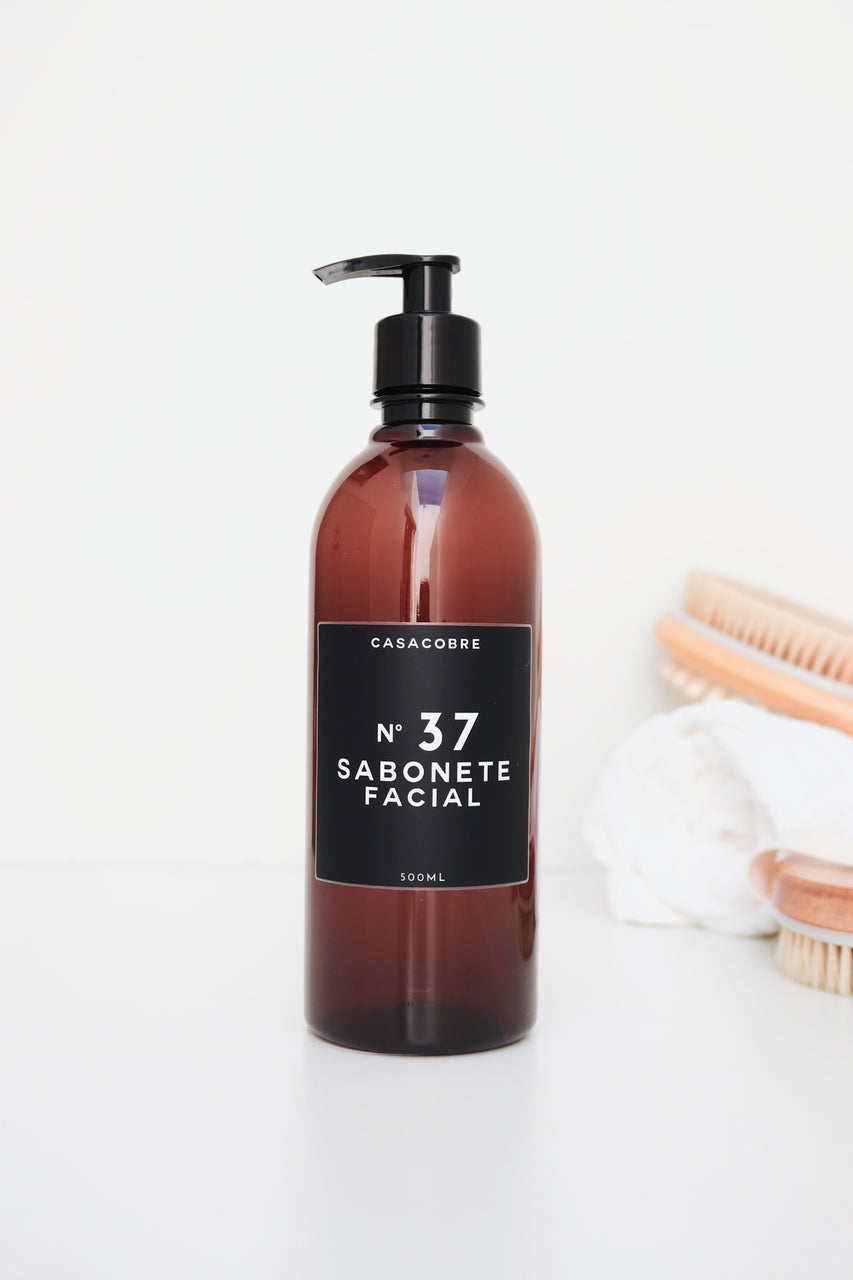 Frasco Âmbar Sabonete Facial - 500ml