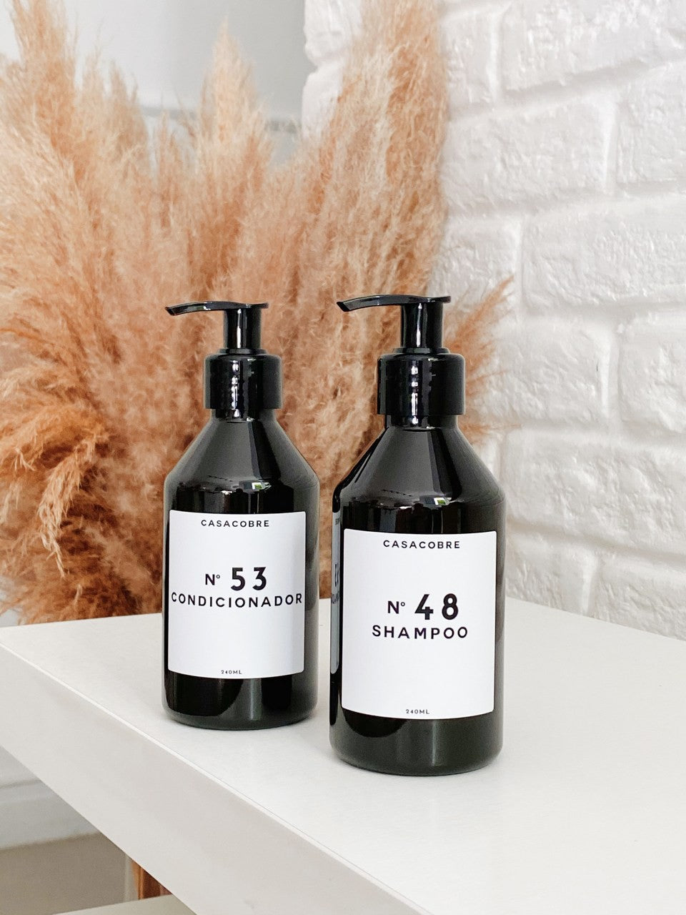 Mini Kit Black Banheiro 240ml - 2 Peças