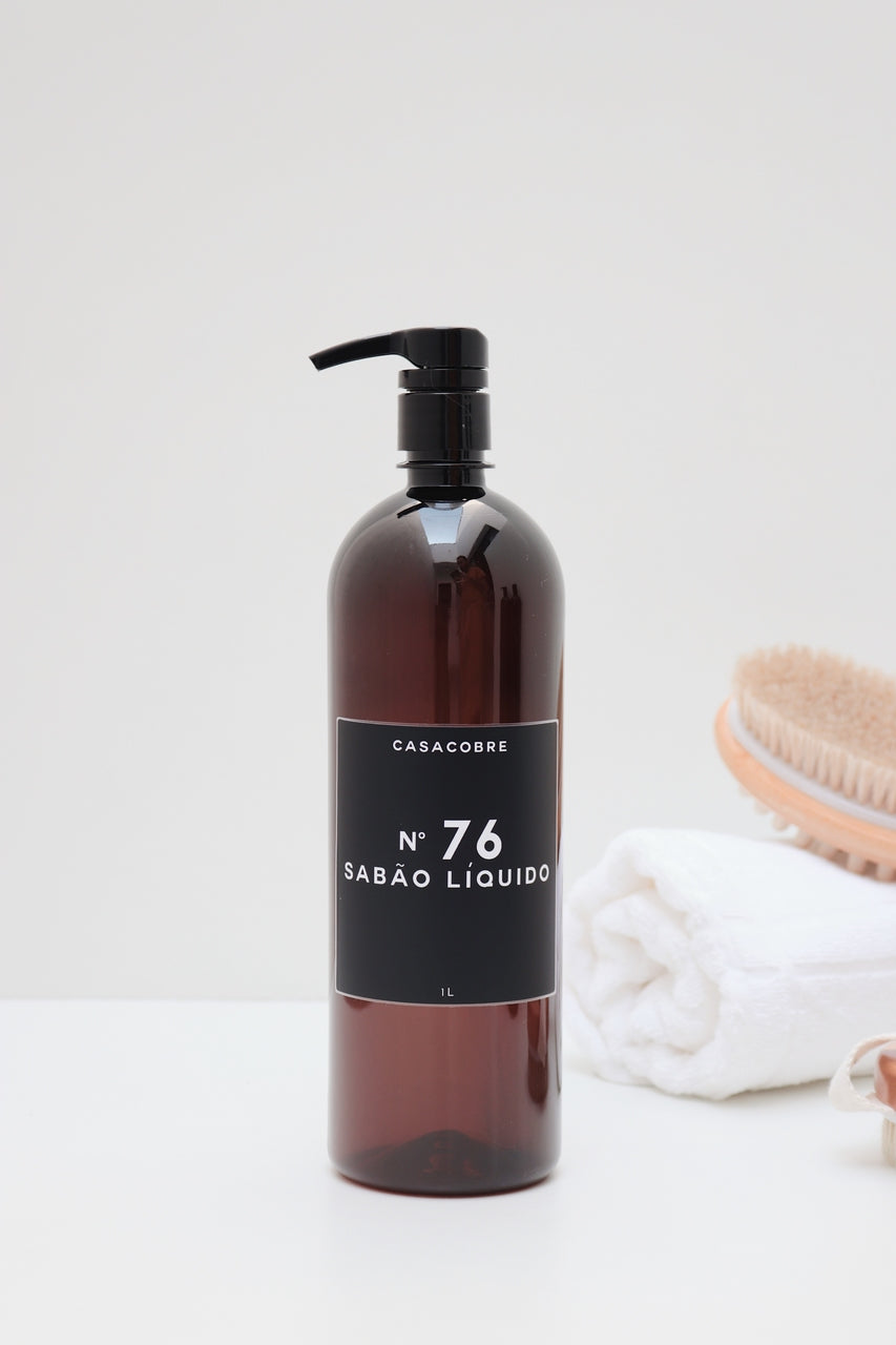Frasco Pet Âmbar Lavanderia 1L - Sabão Líquido