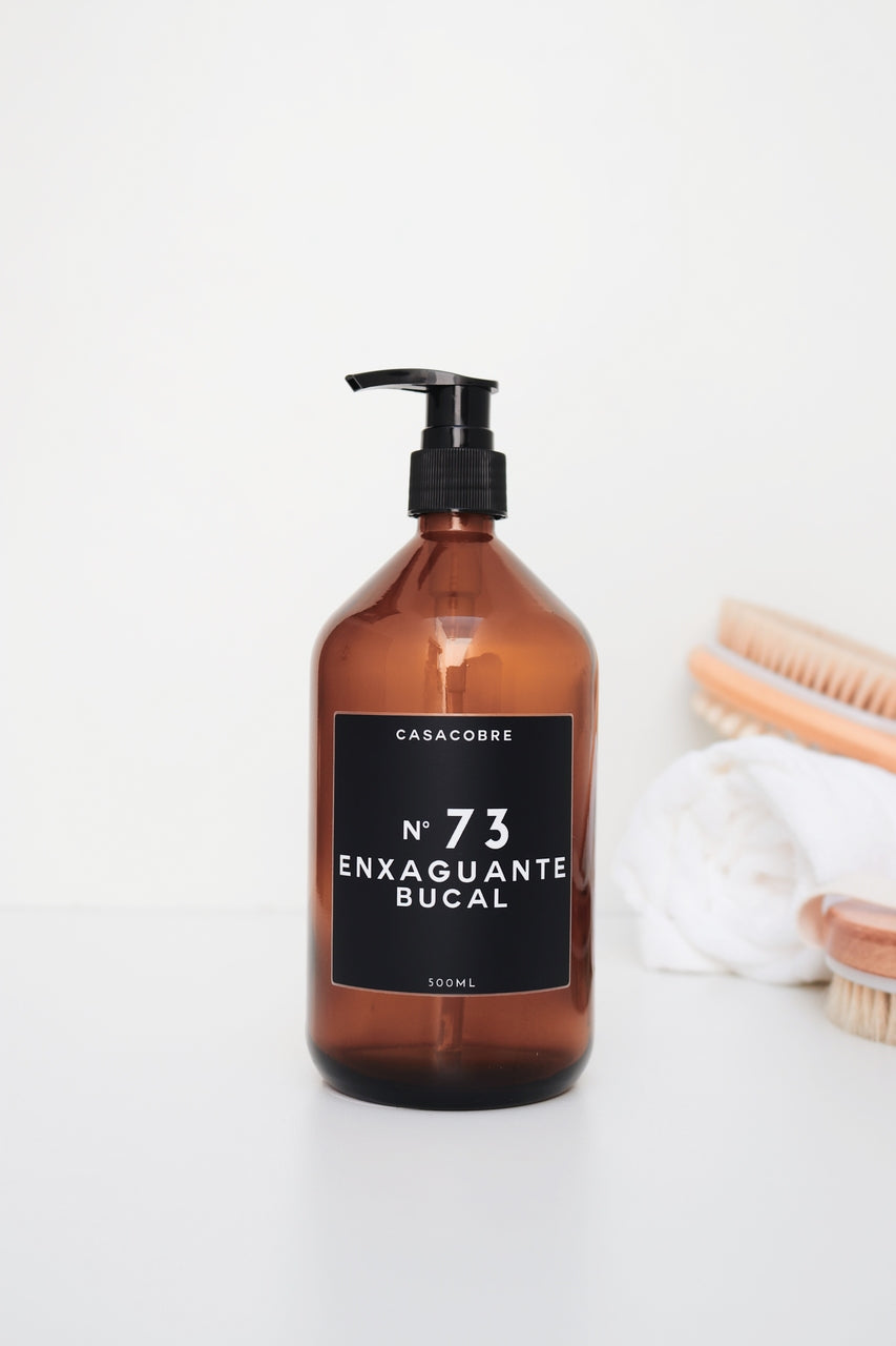 Frasco de Vidro Enxaguante Bucal - 500ml