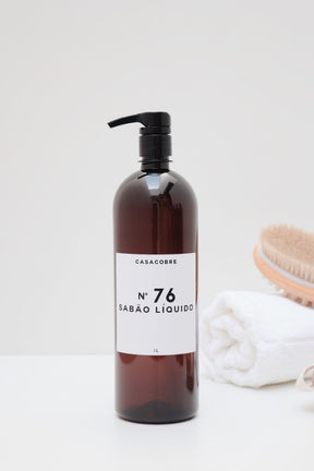 Frasco Pet Âmbar Lavanderia 1L - Sabão Líquido