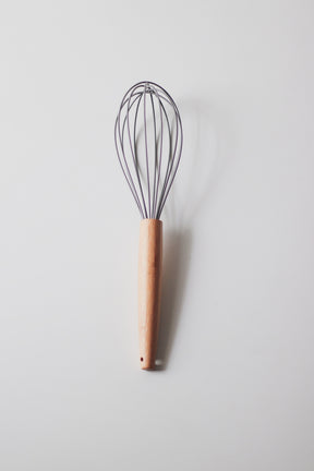Batedor de Silicone com Cabo de Bambu