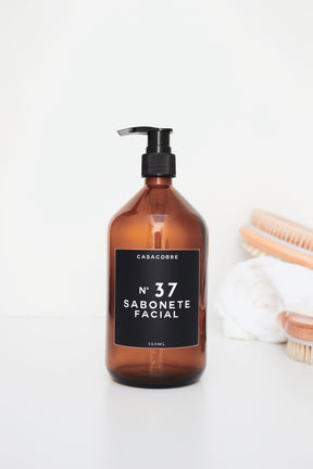 Frasco de Vidro Sabonete Facial - 500ml