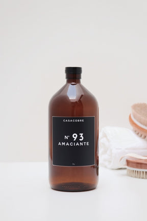 Frasco Vidro Âmbar Lavanderia 1L - Amaciante