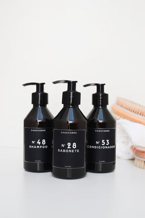 Mini Kit  Black Banheiro Completo 240ml - 3 Peças