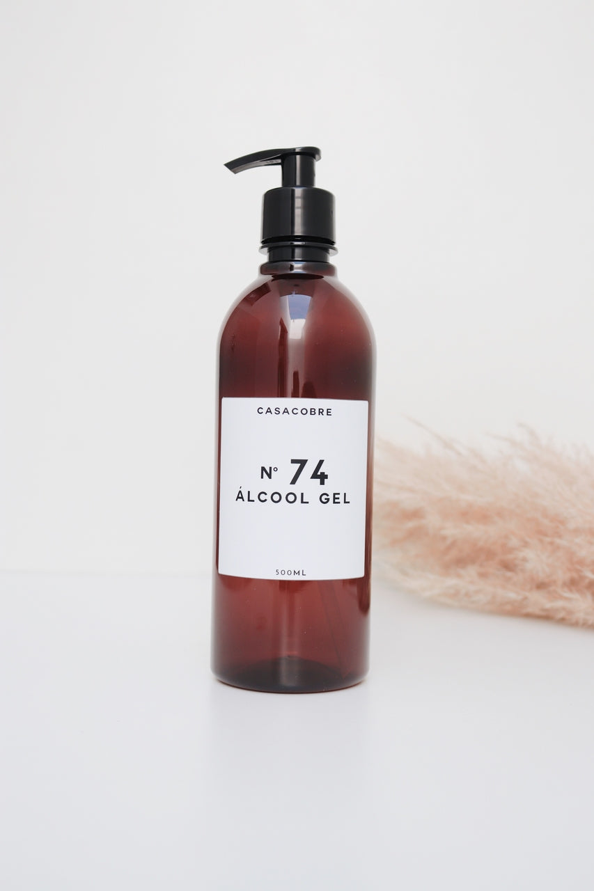 Frasco Âmbar Álcool Gel - 500ml