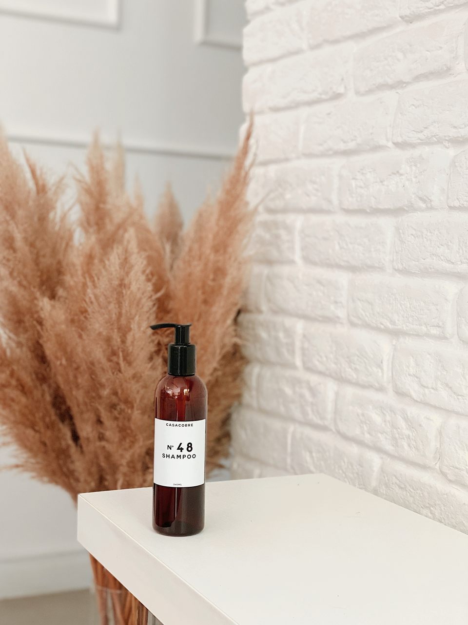 Mini Frasco Âmbar Shampoo - 240ml