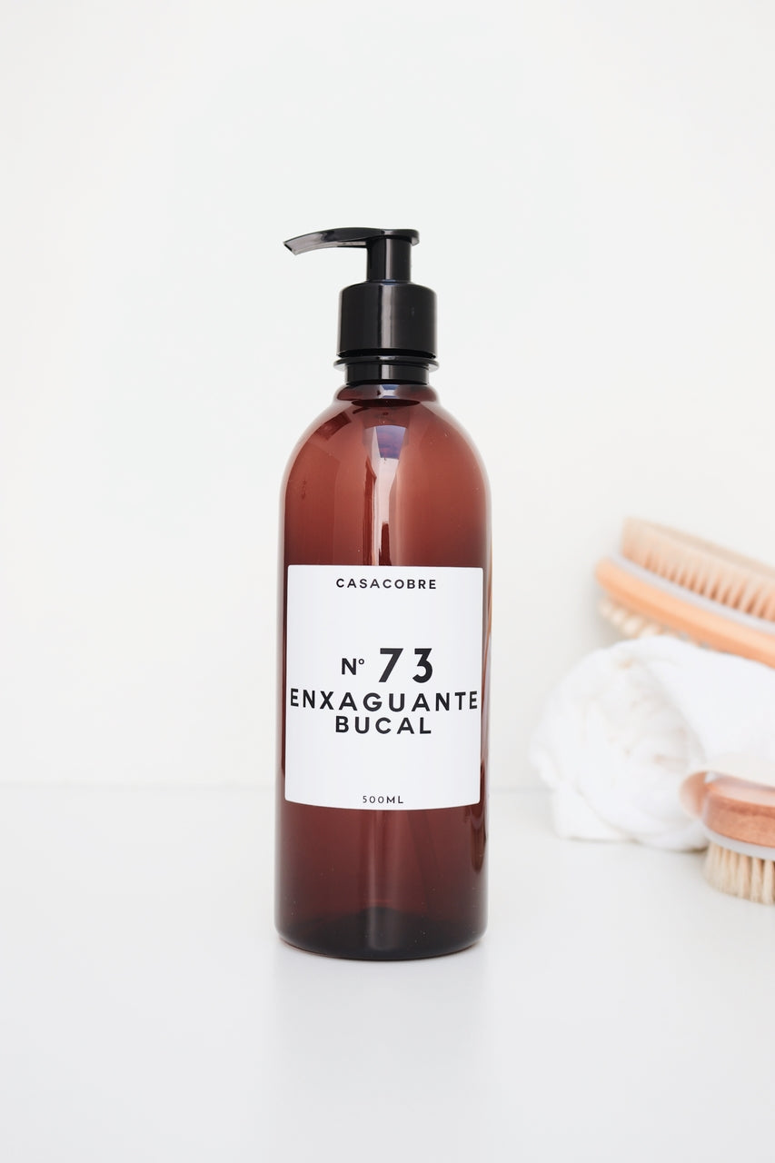 Frasco Âmbar Enxaguante Bucal - 500ml