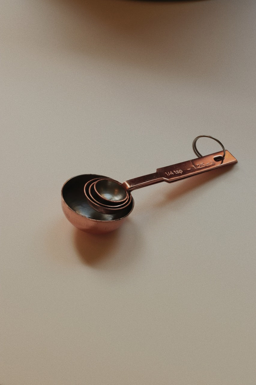 Colheres Medidoras Inox - 4 Peças